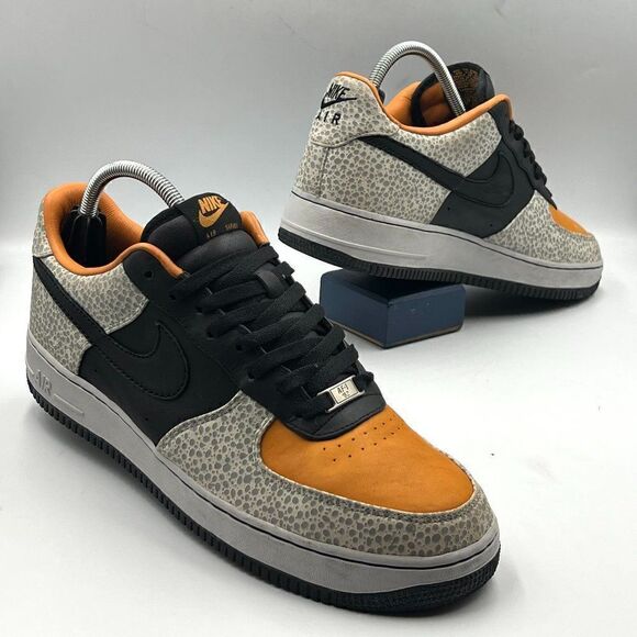 Nike Air Force 1 Low Supreme 'Safari' - Rare - Picture 1 of 9